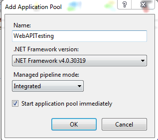 Configure App Pool