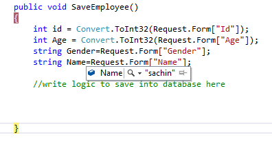 Retrieve values from Form collection 